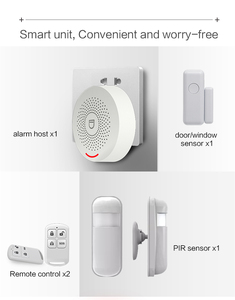 Tuya-sistema de alarma de seguridad inteligente, 433MHz, Wifi, Gateway inalámbrico, kit de alarma wifi - Product Image 6