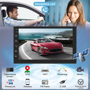 La cámara de respaldo incluye 12V 1g 32G 7 pulgadas radio de coche Android GPS pantalla táctil WiFi soportes Android vídeo estéreo de coche con salida de vídeo - Product Image 4