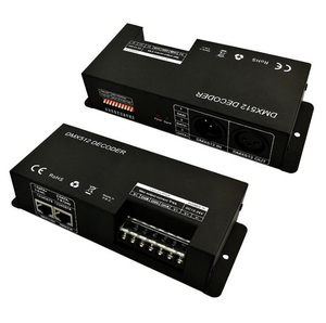 3 kanäle DMX512 Decoder DC 12-24V 24A RGB DMX 512 LED Controller