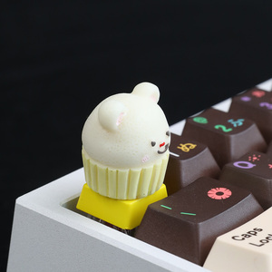 2024 MG dibujos animados Capybara Keycap hecho a mano personalizado reemplazo clave tapas para Cherry MX Teclado mecánico para juegos