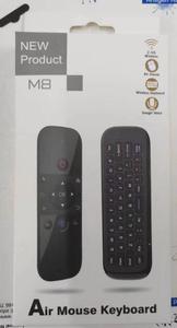 M8 2.4G hava fare klavye uzaktan kumanda Gyro ses uzaktan kumanda için akıllı TV/PC/Andriod TV kutusu uzaktan - Product Image 6