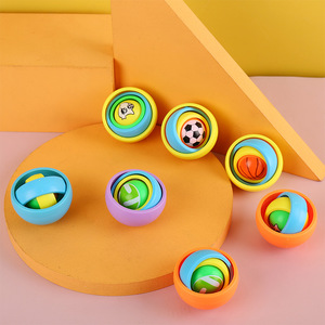 Il più nuovo antistress 3D Infinite Flip Ball Plastic Fingertip Football Fidget giroscopio giocattoli di decompressione cubo di Spinner sensoriale - Product Image 2