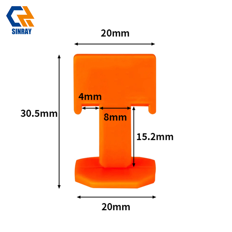 Clips de 1,5 mm pour carreaux de 6 à 15 mm, sachet de 100 pièces