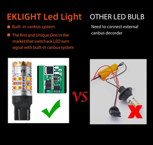 G2 Canbus araba ışık 7440 3156 BA15S BAU15S yan işaretleyici fren lambası LED arka lambası dönüş sinyali ampul - Product Image 6