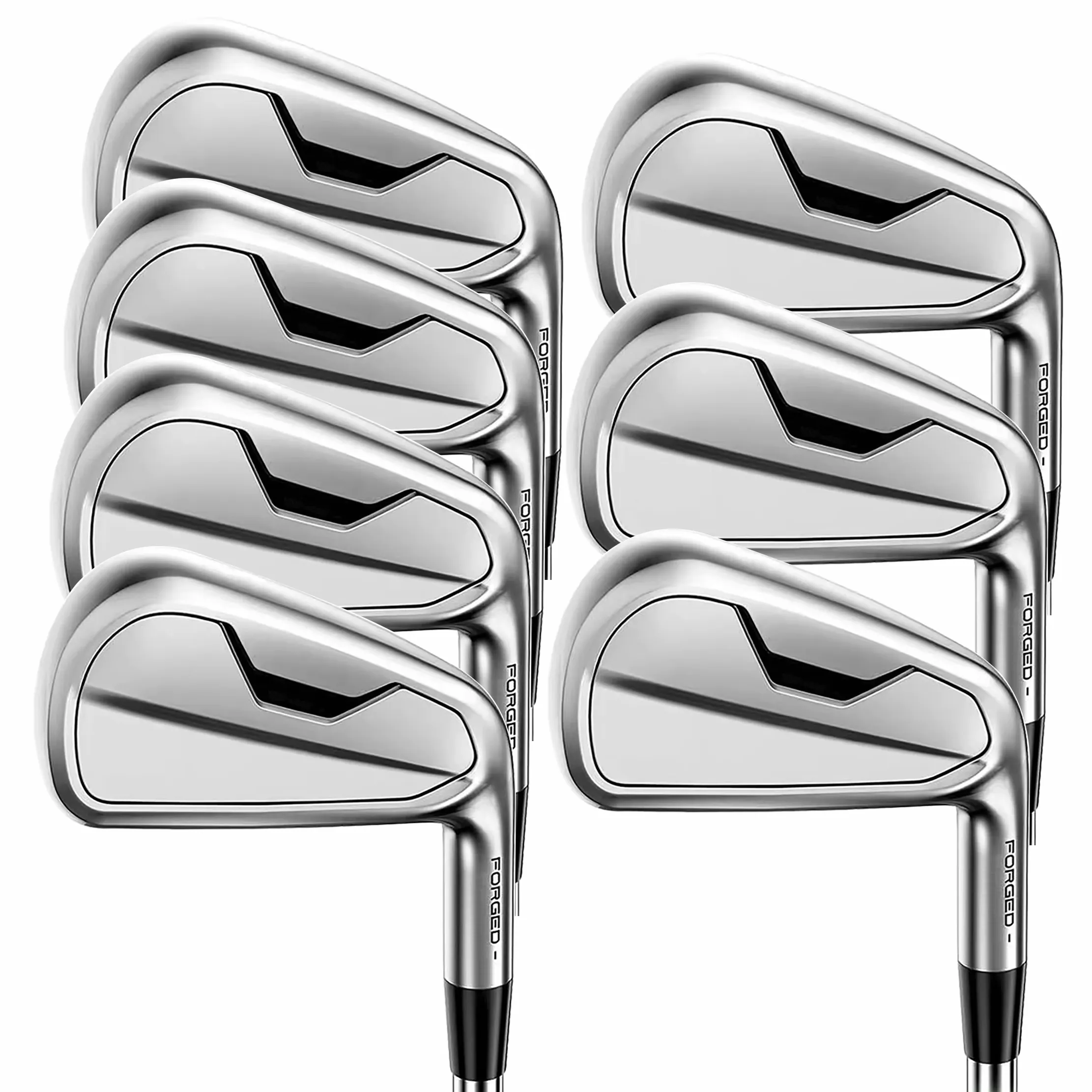 Ensemble de club de golf pour droitier OEM ODM Tête de fer forgé avec lames de clubs durables et de haute qualité Fers de golf