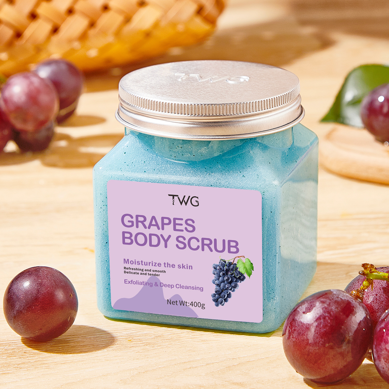 5926 TWG Grape Bath Salt Body Scrub 400g (English Version)