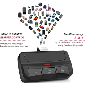Multifrequency cửa nhà để xe điều khiển từ xa duplicator 280MHz đến 868MHz cổng mở lệnh Transmitter bản sao 433Mhz cổng Keychain - Product Image 3