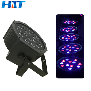 หมวก18พาเลทพลาสติกแสง18*1วัตต์ Led แบน Par สีเต็มบาง Led Par Light - Product Image 3