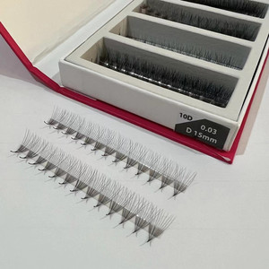 Rus Premade hacim kirpik ince taban el yapımı gevşek Pro Made hayranları 10d 10d 16d 16d 20d sivri taban Promade fanlar kirpikler - Product Image 5