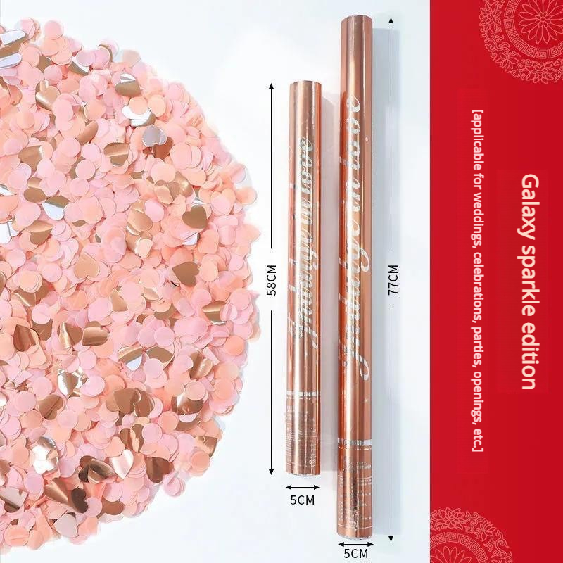 60# Brillance galaxie en or rose