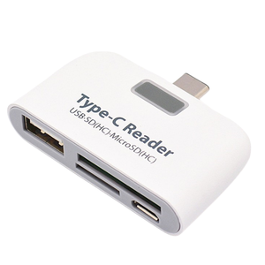 Multi-funzionalità 4-in-1 di tipo-C cellulare USB2.0 lettore di schede USB & CF compatibile SD & TF scheda di lettura porta periferica - Product Image 3