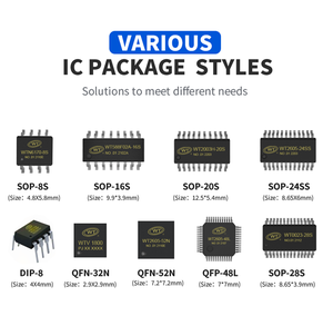 WT2003H4 16 PIN IC Sound Recorder Chip UART Serial Control Programmier barer Mp3 WAV Decoder Changer Voice Chip