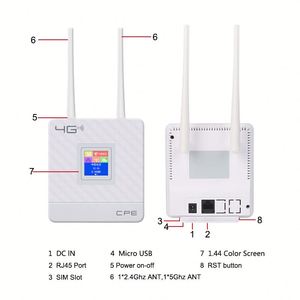 Werkseitiger drahtloser LTE-WIFI-Router von OEM/ODM mit Ethernet-Anschluss Entsperrter 4G-Modemrouter CPE 903 4G LTE-Router 4g Sim-Karten modem - Product Image 3