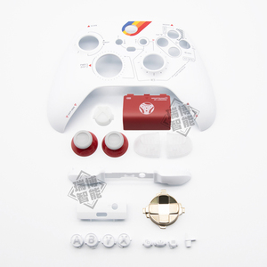 アクセサリー交換修理部品フルセットボタンカバーバンパーフェイスプレートハウジングシェルXboxシリーズX SコントローラーStarfield