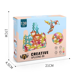 Building Block <strong>Toys</strong> for Kids with Storage Box STEM Interlocking Blocks Preschool Educational Learning - Product Image 6
