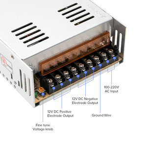 Profesyonel tedarikçi güvenlik ve koruma WS2811 LED aydınlatma şeridi 15 20A 25A 30A 40A 60A DC12V sürücü güç kaynağı - Product Image 2