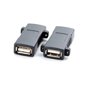 带螺丝孔的<span class=keywords><strong>USB</strong></span> 2.0 AF/AF插头a型母至a型母适配器连接器转换器 - Product Image 1