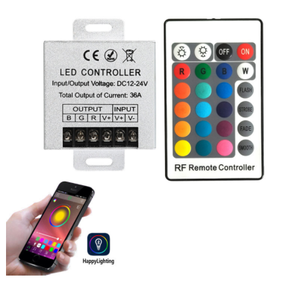 RGB LedストリップライトDC12V24V用ハイパワーRFタッチパネルワイヤレスリモートコントローラー - Product Image 5