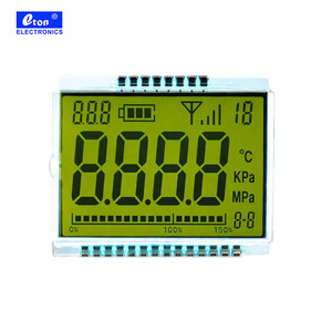 Hohe Sichtbarkeit Segment anzeigen mit weißer Hintergrund beleuchtung LCD-Bildschirm - Product Image 3