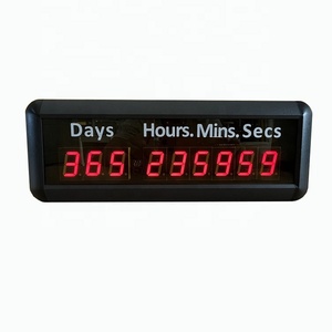 1'' <strong>9</strong> Digits <strong>Timer</strong> Remote Control <strong>Led</strong> Digital Countdown Timing Clock 9999 Days Countdown Event <strong>Timer</strong> - Product Image 3