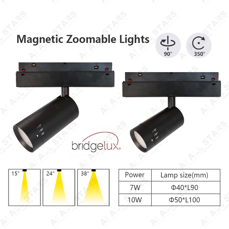 Magnetic Zoomable Track Light