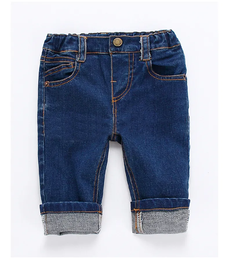 manufacturer New baby jeans elastic children trousers toddler clothing short denim pants
