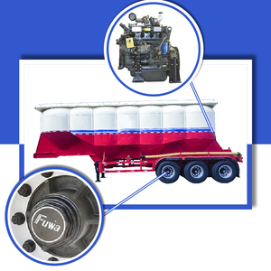 High Quality 3 Axle <strong>Cement</strong> tank Transport Trailer v Shape Fly Ash <strong>Cement</strong> <strong>Bulker</strong>