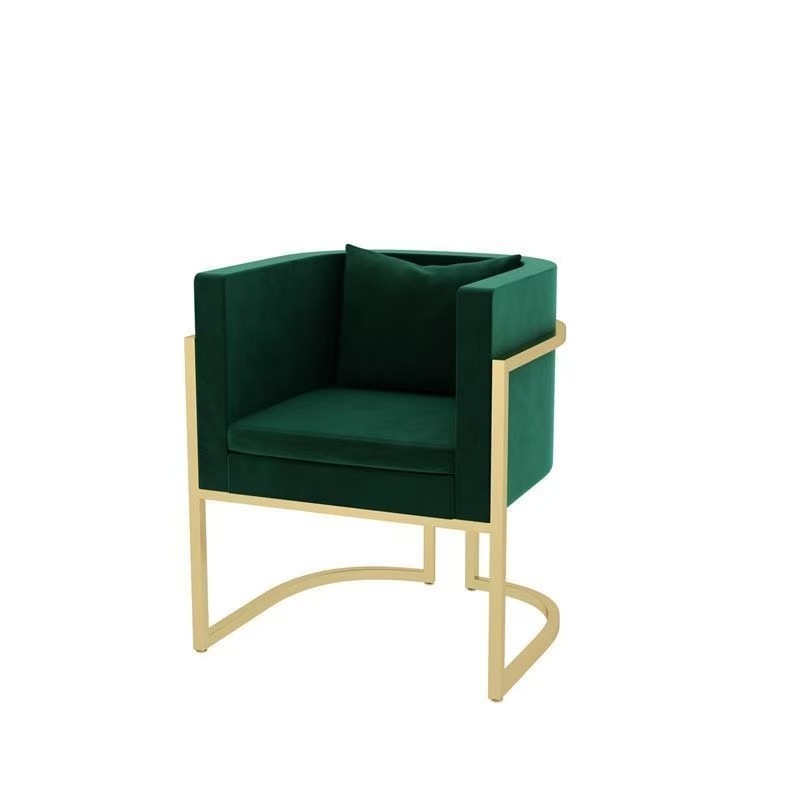 Fauteuil vert foncé