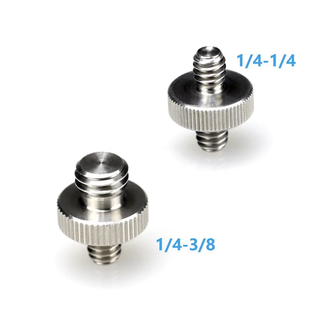 1/4" Male to 3/8" Male Threaded Camera Screw Adapter Tripod Mounting Screw Converter For Camera Tripod Stand Mount Accessories