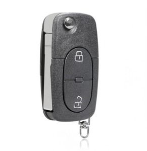 ID48チップ付き2ボタンスマートリモートキーシェル433MHZ 4D0837231RキーレスゴーエントリーリモートカーキーforAudi A3 A4 A6 A8 B6 - Product Image 3