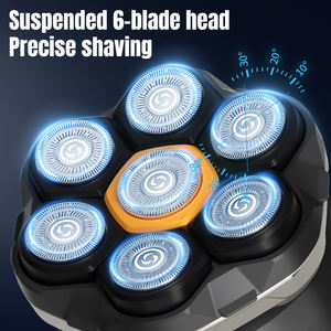 Lanumi FK-8801 IPX6 Водонепроницаемая мужская электробритва 1400 мАч 8500 об/мин Вращающаяся бритва 7D магнитная головка лезвия для лысых мужчин - Product Image 2