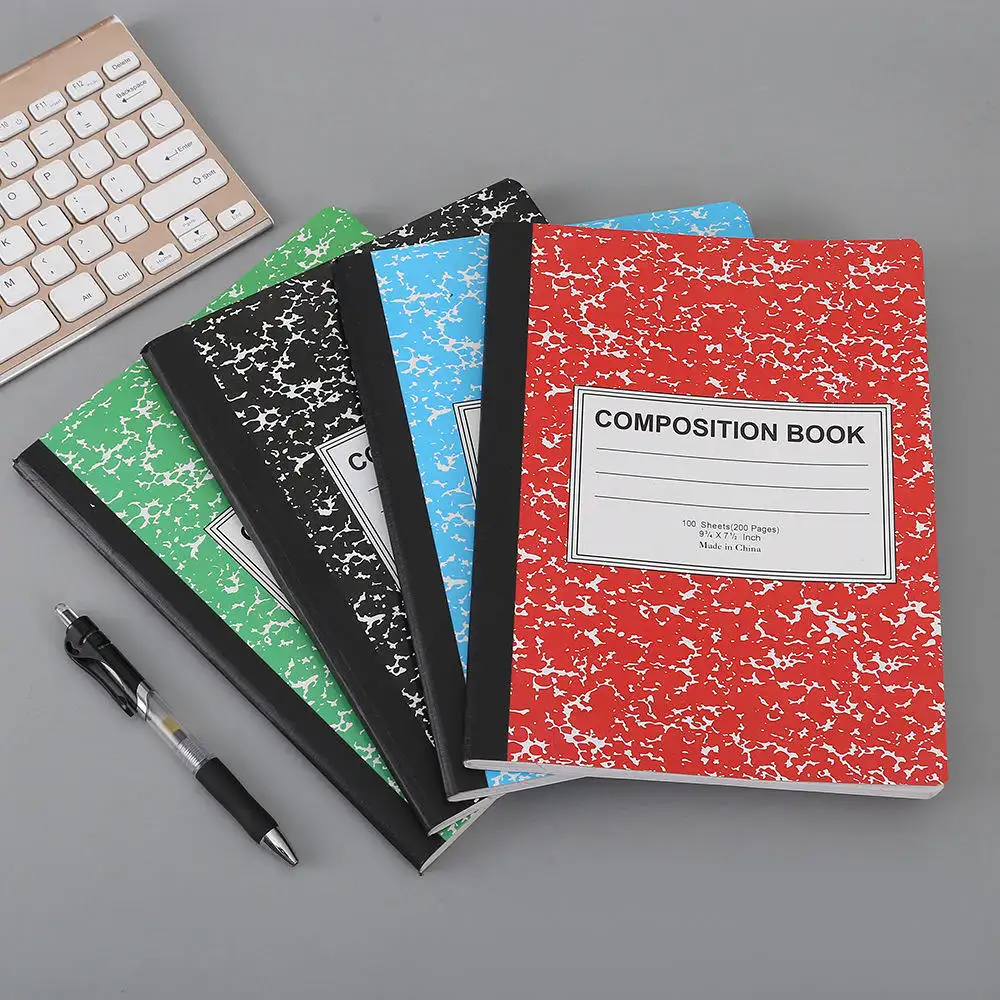 Bview Art Notebook Benutzer definiertes Logo New Design Schul bedarf Schulheft Druck Schüler Zusammensetzung Notizbuch