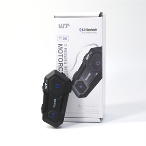Toucare-sistema de intercomunicación para casco de motocicleta, auriculares bluetooth 5,0 impermeables con radio FM