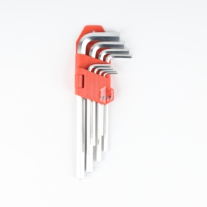 L kolu Hex anahtar metrik alyan anahtarı takımı düz kafa Allen anahtarı 9 adet uzun kol alyan anahtarı takımı - Product Image 5