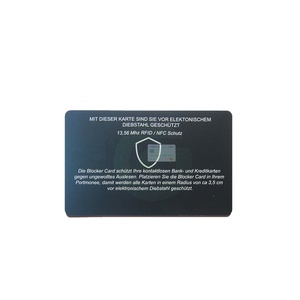 高品质定制RFID阻隔器阻挡保护卡 - Product Image 2