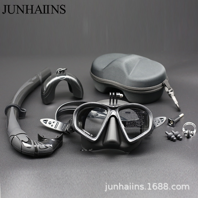 Black four-piece set with stand