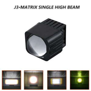 IDISON J3 fabrika özelleştirme Led matris modülü Lens yükseltme yüksek ışın 6500Lux 12v Volta Mini LED projektör Lens - Product Image 2