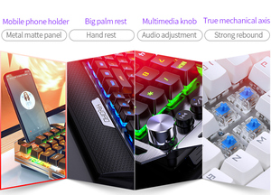 Teclado mecánico para juegos OEM Teclado de computadora con cable retroiluminado RGB personalizado para PC de escritorio - Product Image 3