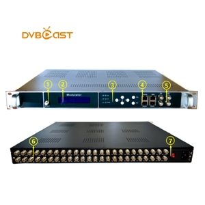 Equipo frontal digital Sintonizador FTA Hd MI a modulador RF con entrada y salida IP multiprotocolo - Product Image 3