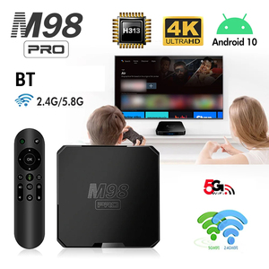 M98Pro ATV Smart tv box Android 10,0 H313 64GB HD 4K 3D Dual WiFi 2,4G 5G BT 4,1 удаленный голосовой плеер H.265 Iptv TV Box - Product Image 2