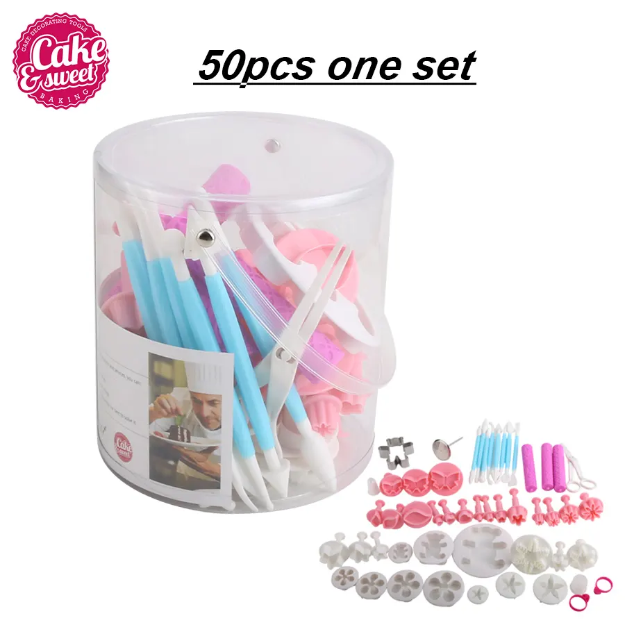 50 pièces fleur papillon cœur ours flocon de neige forme plongeur coupe gâteau décoration modélisation fondant outils