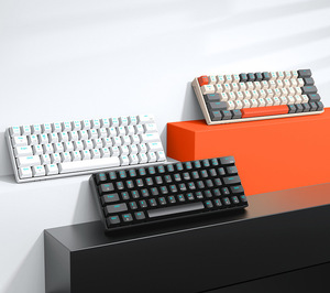 Cross Border T30 RGB 63 Key 2.4G Wireless Bluetooth Three Mode True Mechanical Wired <strong>Keyboard</strong> <strong>for</strong> <strong>Notebook</strong> Tablet Games - Product Image 1