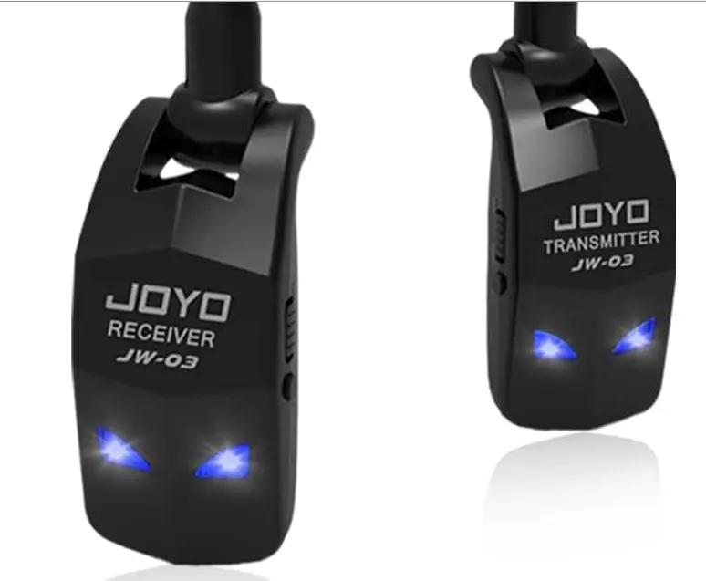 JOYO JW-03 2.4GHzワイヤレスギターシステムオーディオワイヤレストランスミッターレシーバーギターベース楽器用