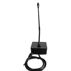 Conference Room Desktop Hand in Hand Wired <strong>Microphone</strong> with <strong>Audio</strong> <strong>Input</strong>/<strong>output</strong> Port
