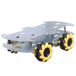 Tscinbuny Mecanum Wheel Doppels chicht Auto-Chassis aus Aluminium legierung für Arduino Smart Robot Car - Product Image 4