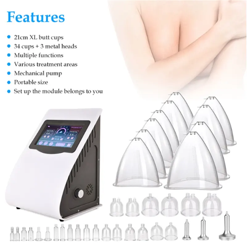2024G Breast Lift Buttocks Enlargement Suction Cup Therapy Vacuum Breast Enhancement Device Buttocks Enlargement Machine
