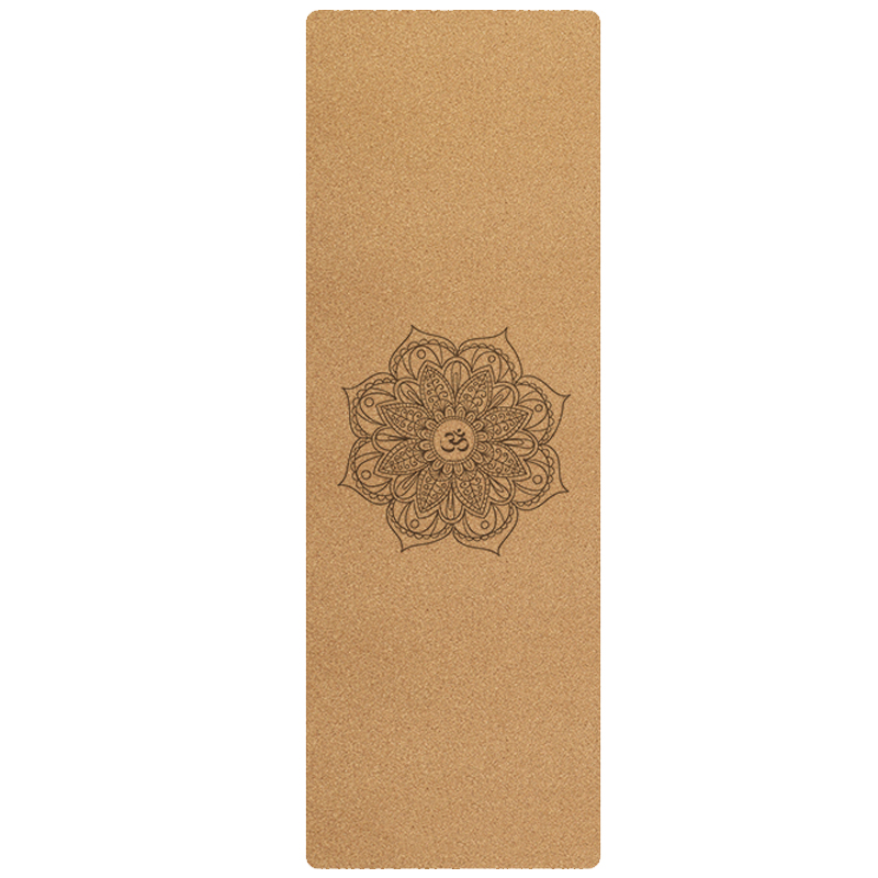 Tapis de yoga en liège Datura