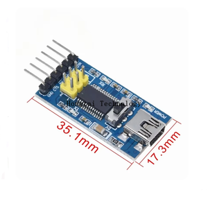 FT232RL USB a seriale modulo USB 5V 3.3V a TTL livello spazzola Mini modulo - Product Image 2