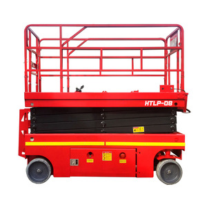 12M Đôi 6M Đến 14M Di Động Mini Thủy Lực Thang Máy Scissor Lift Bảng Làm Việc Trên Không Nền Tảng Công Việc - Product Image 2