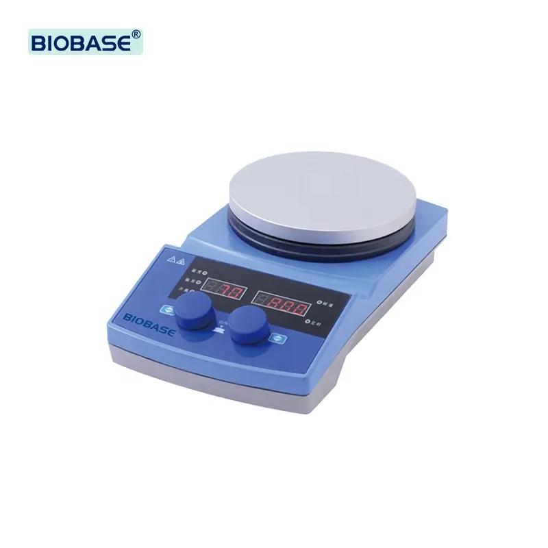 Agitador fácil Biobase, agitador magnético de placa calefactora para laboratorio/Hospital